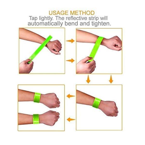 Armbands военного телефона мягкие отражательные с Wristband высокой видимой эластичной ткани светов рефлекторным