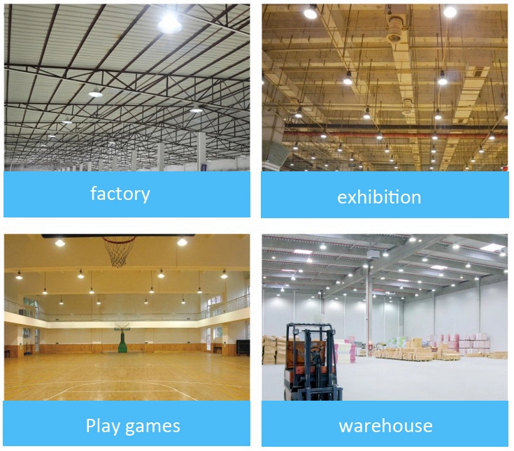 Hot Selling High Luminous IP65 waterproof 100W UFO LED High Bay Light for Badminton Court