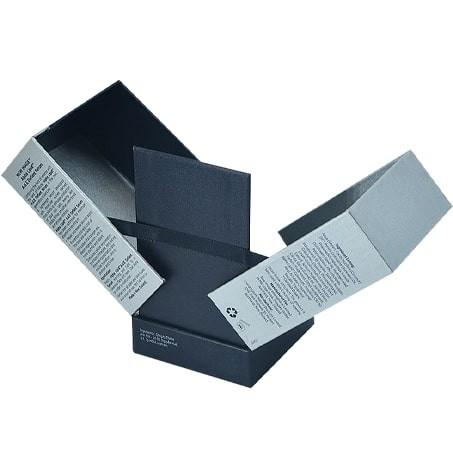 Vertical Unique Double Door Magnetic Closure Gift Box CMYK Paper Rigid Wine Gift Box