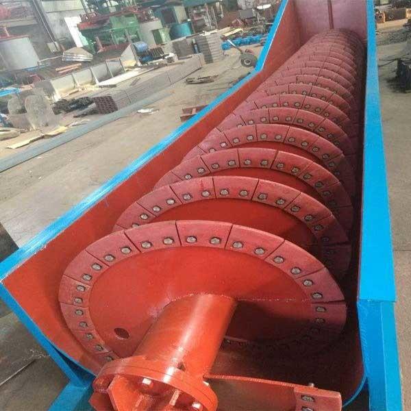 Máquina de lavar espiral da areia