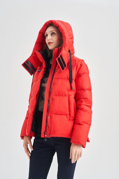FODARLLOY 2022 High Quality Warm Hooded Lady Thin Cotton-padded Jacket Women Coat Lightweight Luxury Down Foldable Jacket