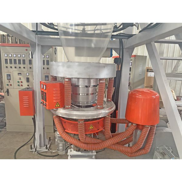 штрангпресс полиэтиленовой пленки 75Kg/Hr, штрангпресс фильма PE с горячим разрезая прибором