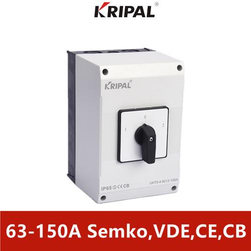 PA PC Copper Waterproof Changeover Switch IP65 3 Phase 230-440V