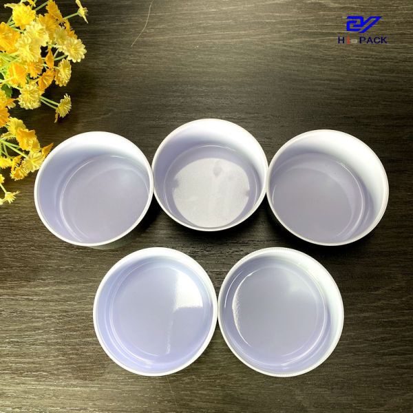 Empty Custom Food Tin 100g D73x30mm Child Resistant Tins Tobacco Tin Silver