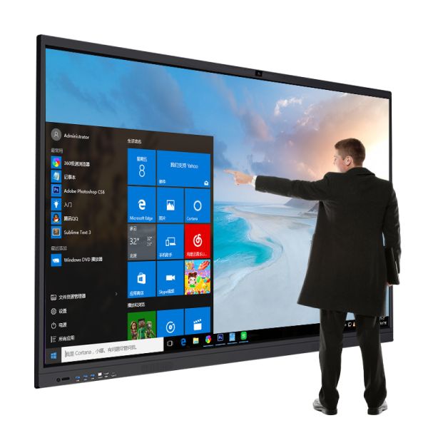 55 65 75 85 98 110 Inch Interactive Flat Panel Multi Touch LCD Display Screen UHD Digital Whiteboard Smart Board for Education