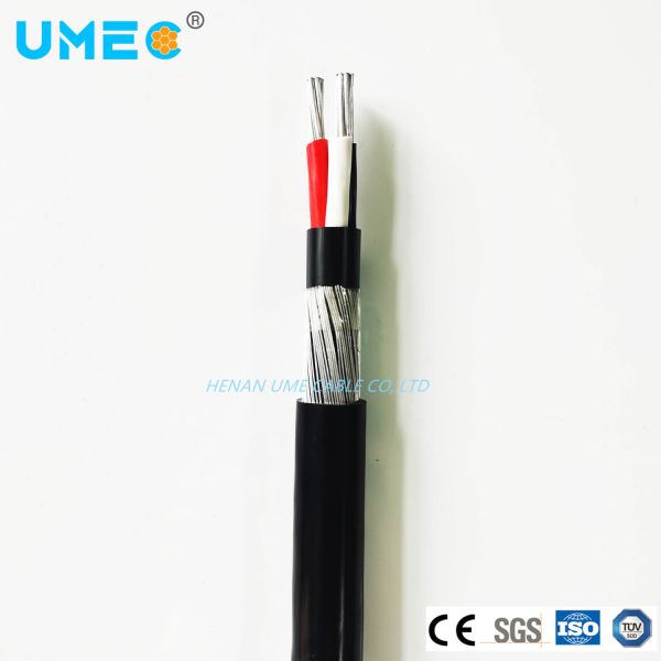 Insulated Service Entrance Cable 2/3cores 2X8 2X10 3X6 3X8 AWG Concentric Cable
