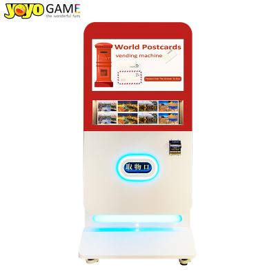 Factory Price Custom Wrap Smart 32  Touch Screen Medal Postcard Vending Machine With Bill Acceptor