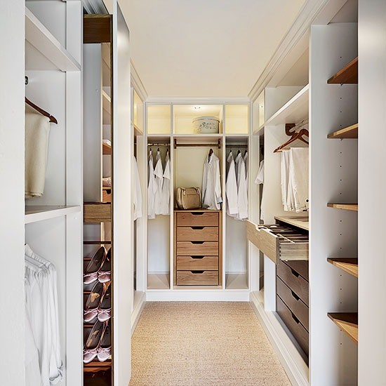 Modern Bedroom Furniture Professional Material HDF Board Walk-in Wardrobe for Bedroom