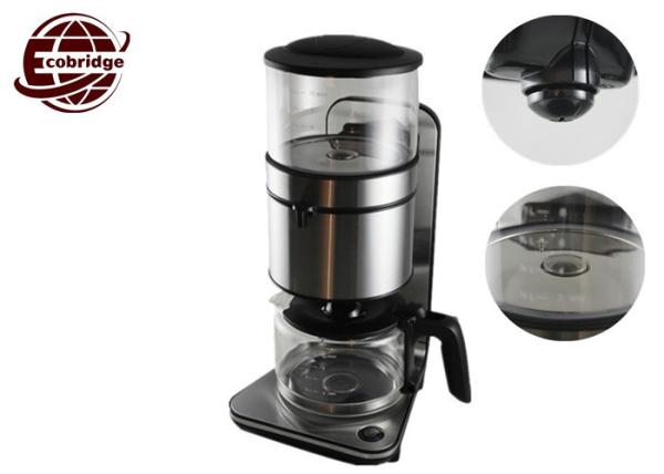 8-10 Cups Household Coffee Makers High End Stainless Steel Trim One Button Switch
