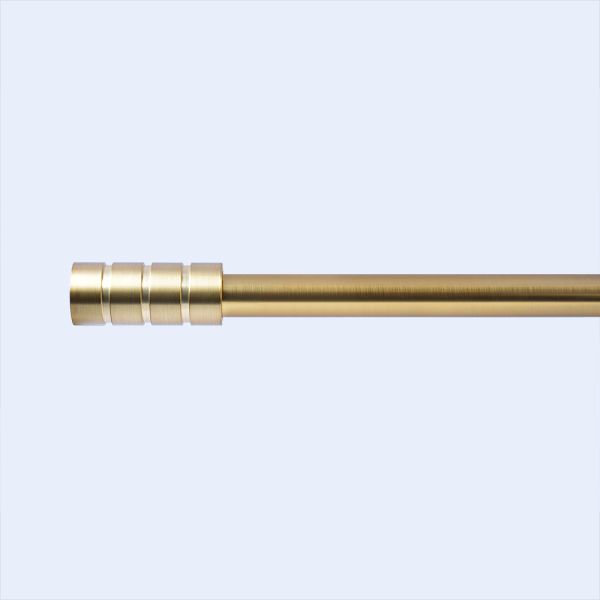 Rose Gold Coloured 25/28 mm Curtain Rod Set Pole Iron Curtain Tube Wholesale Curtain Rod