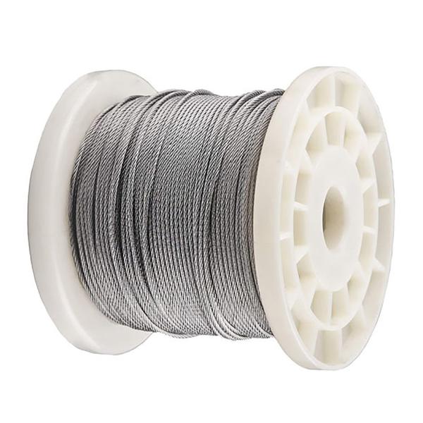 7x7 Cabos de aço galvanizado para aeronaves, de 1,6 mm de diâmetro, só para guindastes industriais