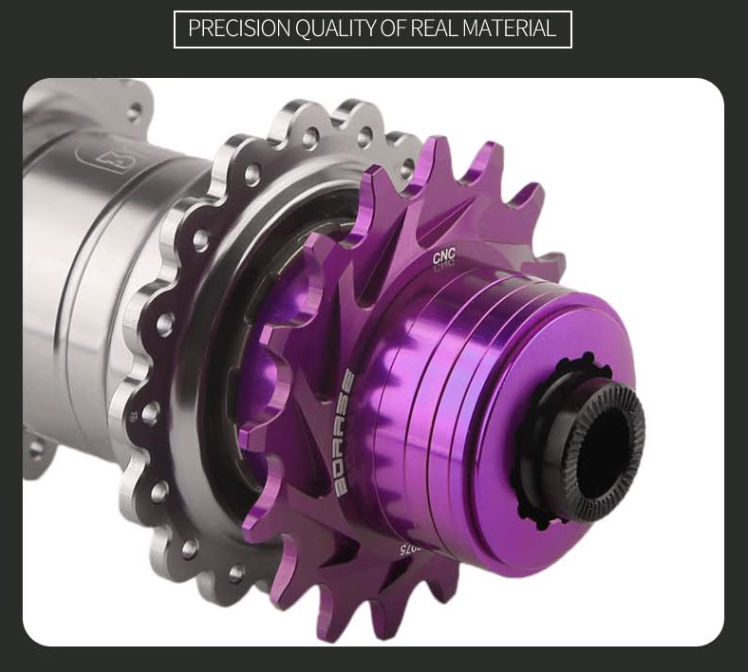 Легкий односкоростной привод для прыжков с пылью AL7075 Sprocket 12T, 14T, 16T Flywheel Kit