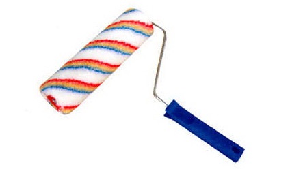 Полиакриловая тканая валиковая кисть для покраски дома 7 дюймов