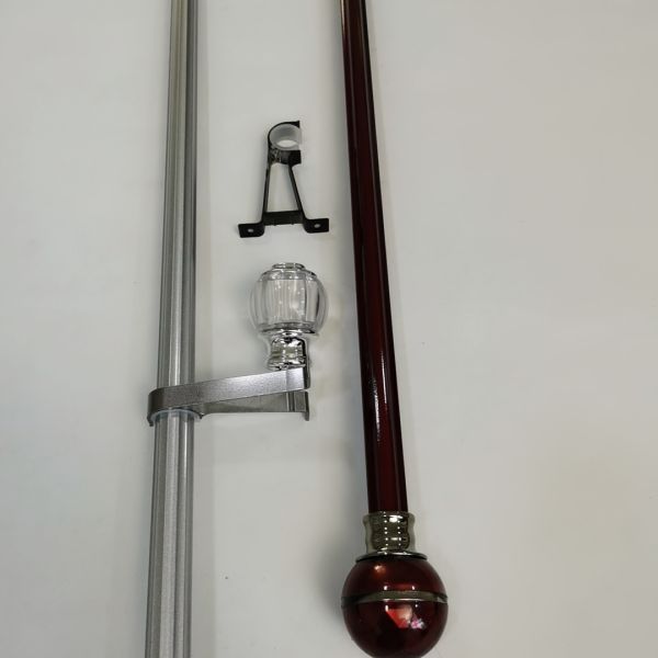 ISO9001 28mm Window Decorative Industrial Pipe Drapery Rod