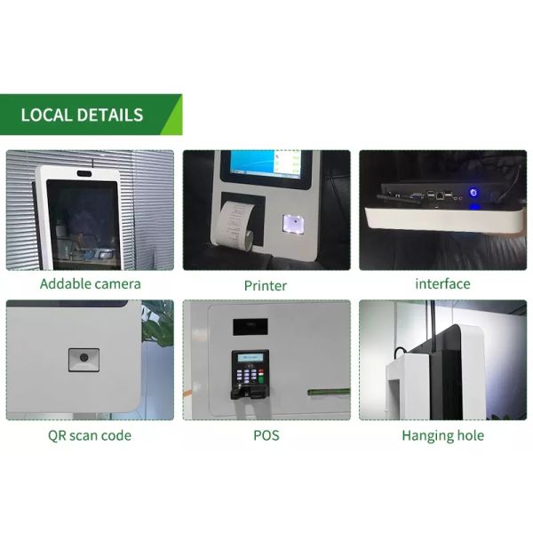 Quiosco de la paga del uno mismo de 32 de la pulgada de la pantalla táctil sistemas de la posición para los restaurantes de los alimentos de preparación rápida