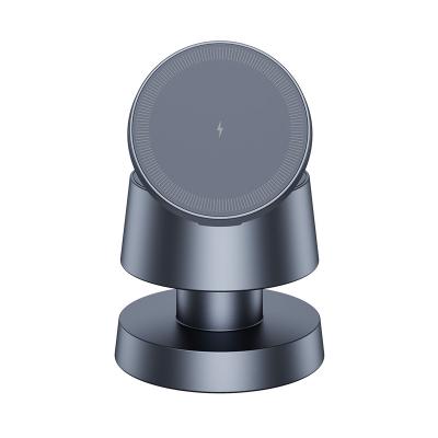 Lâmpada de noite de cogumelo Carregador sem fio 5V / 3A Qi Phone IWatch AirPods Carregador com base pesada