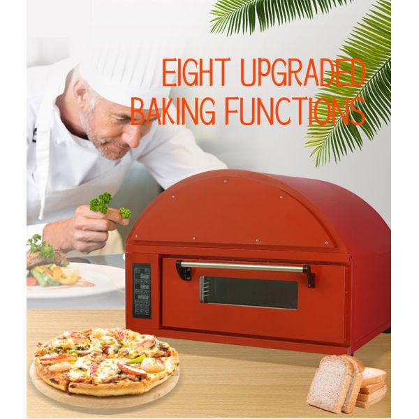 Table Top Colorful High Temperature SS Commercial Pizza Oven