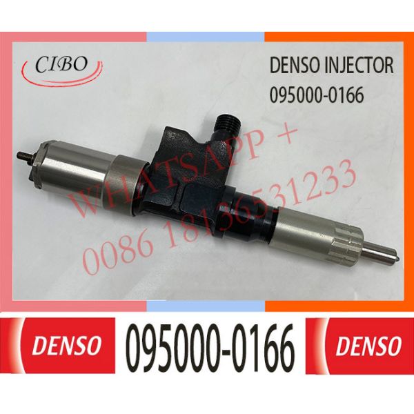 095000-0166 inyector de combustible común auténtico del motor diesel del carril para ISUZU 6HK1 8-94392862-4