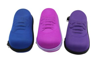 eva zipper hot kids eyewear cases with shoes shape and light weight