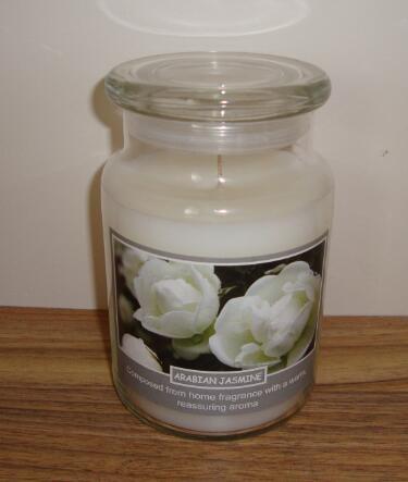 Decor candle 9x11cm popular large scented large glass jar candle with fragrance essential oil