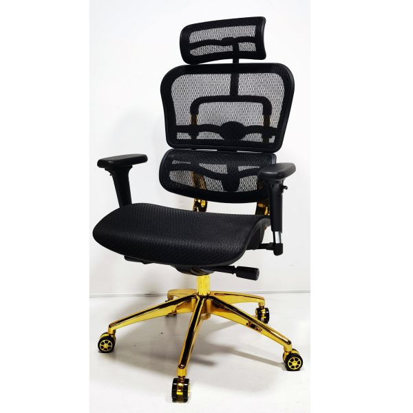 Manager Office Ergonomic Computer Chair Revolving With Sliding Mechanism