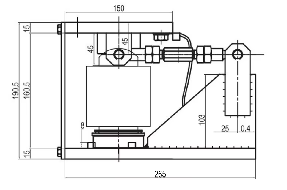 Precision 5T to 50T Tank Hopper Silo Weighing System with Column Weighing Module Load Cells