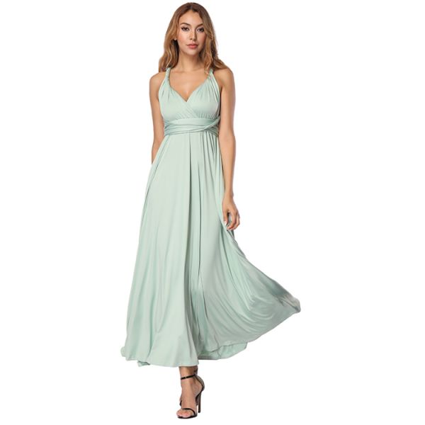 Шелковое платье женское спальное платье твердого узора Шелковое ночное платье европейского размера