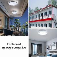 Controle remoto 6000K Luz de teto solar de cor personalizada com bateria de grande capacidade