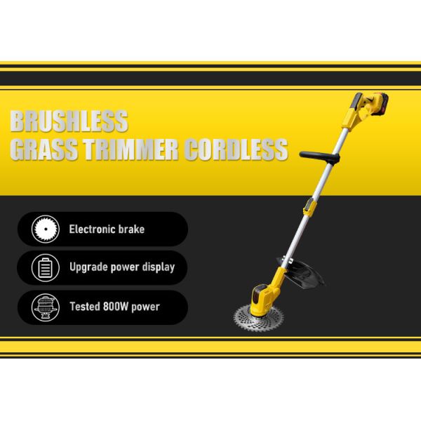 21В литий-ионный электрический беспроводный резач для эффективной обрезки травы