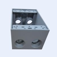 o PVC 2x4 revestiu a caixa de junção Grey Color que 4Holes 12 fura linhas do NPT