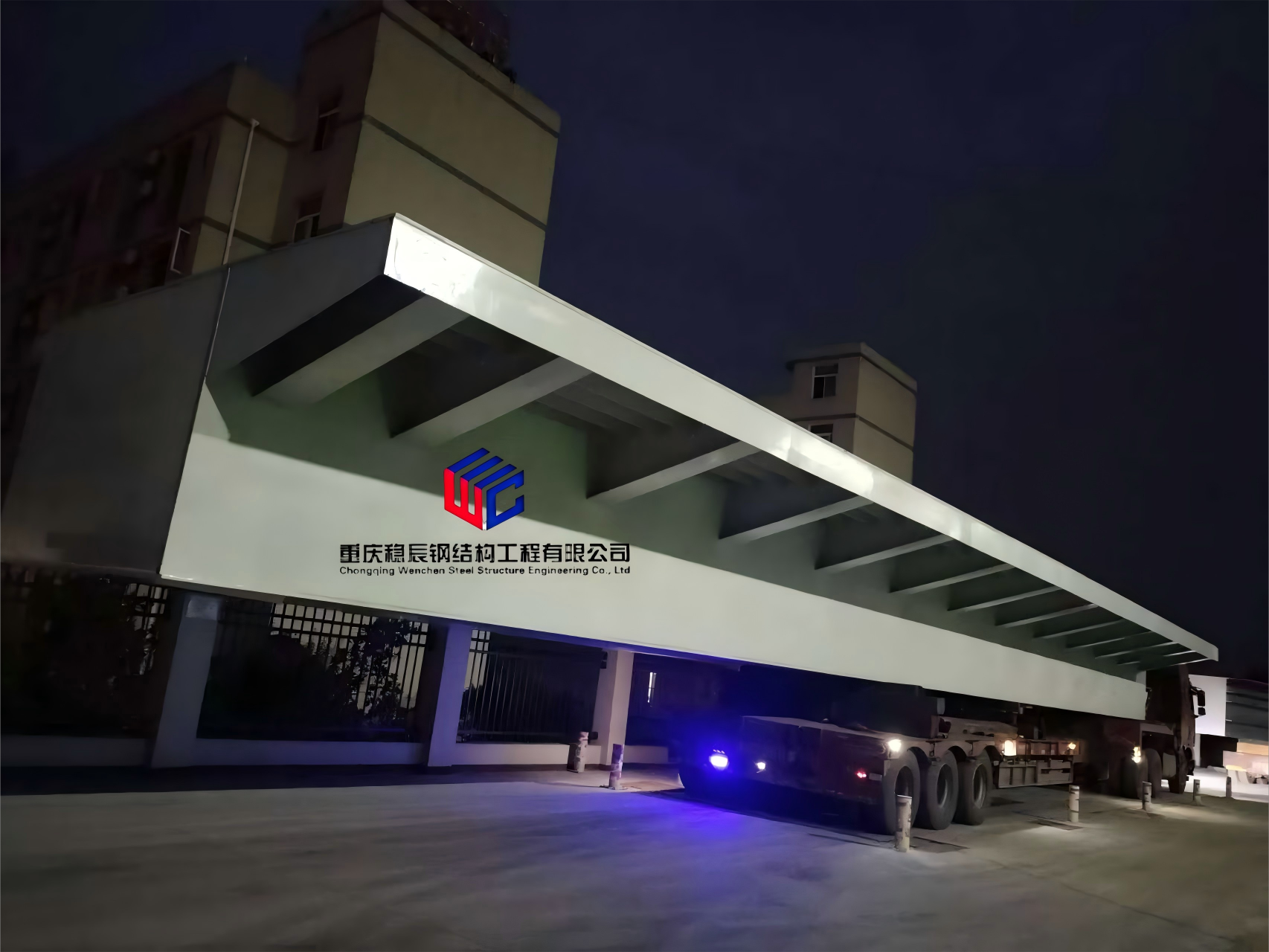 Heavy Duty Steel Structure with PVC Rainspout, Long Service Life, and Bolted or Welded Connections