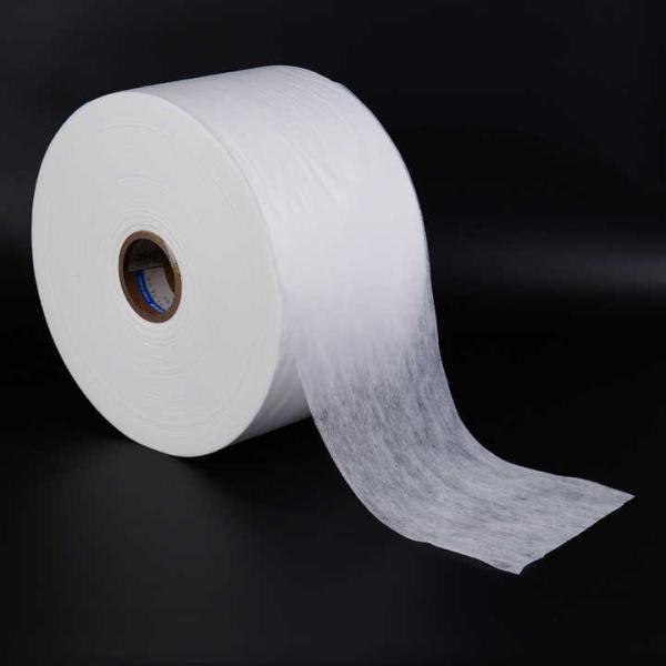 Embossed Hot Air Nonwoven Fabric Roll Baby Diaper Topsheet Moon Pattern Thermal-bond Non Woven Fabric Single Layer