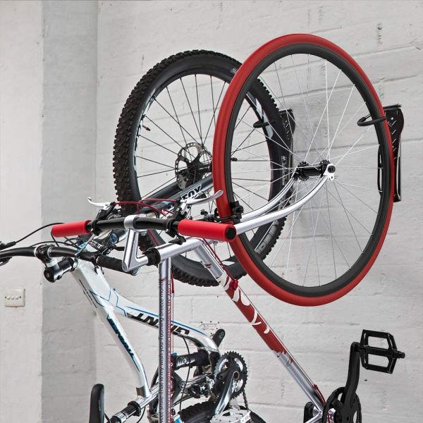 Особенности Раковина для велосипедов Гараж Стенная установка Велосипед Хангер Система хранения Вертикальный велосипедный крючок для крытого сарая
