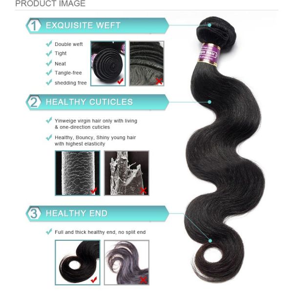 100 Virgin Brazilian Hair Extensions