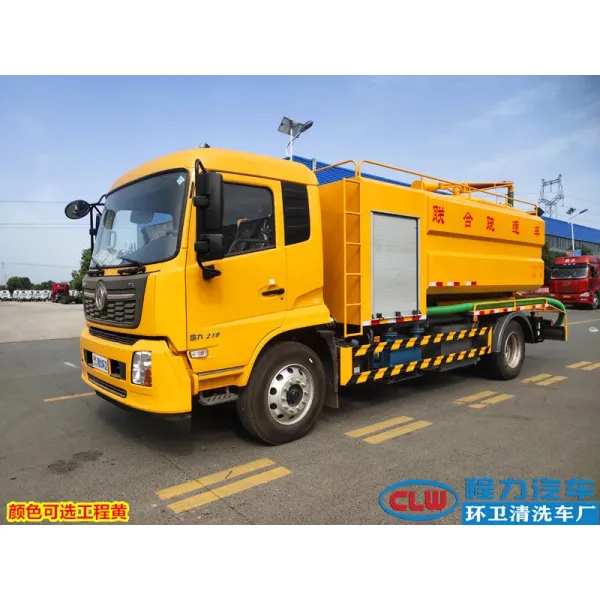 Dongfeng 12cmb Vacuum Truck, Sewer Suction Truck
