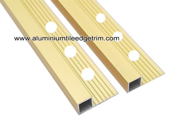 High End Metal Tile Corner Trim For Ceramic Tile Edging Matt Gold 10mm