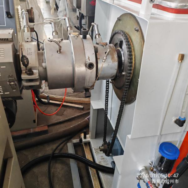 PE PP Spiral Pipe Extrusion Line Advanced Technology Winding Machine 100m/roll Power Supply 380V 50HZ