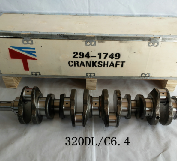 Forged Steel C6.4 Diesel Engine Crankshaft 2941749 294-1749 For E320D Excavator