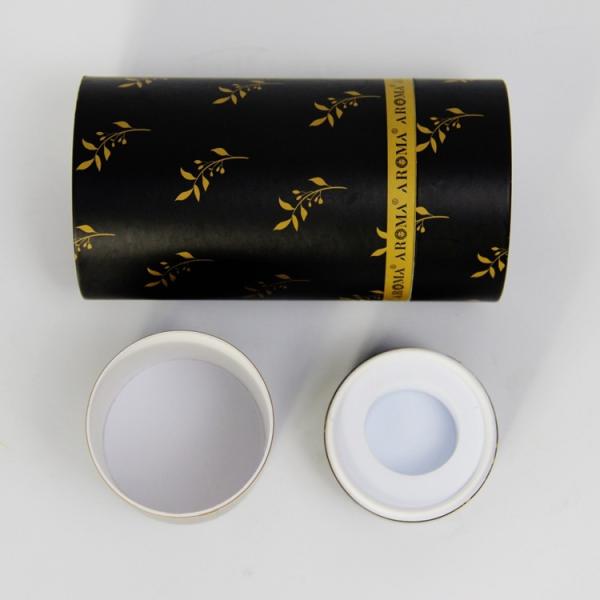 Os cosméticos do tubo do papel do presente do cartão de Kraft enceram a embalagem de papel da garrafa de óleo