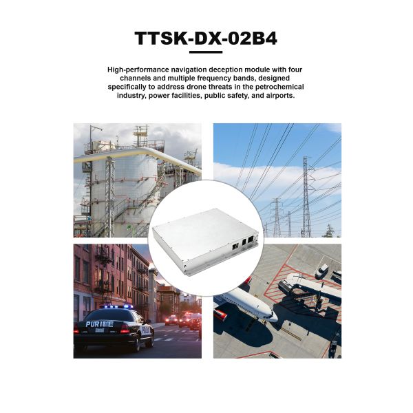 4-6 Channel Signal Source Drone Spoofing System with GPS/BDS/GLONASS/Galileo Support and 2km Effective Anti-FPV Device