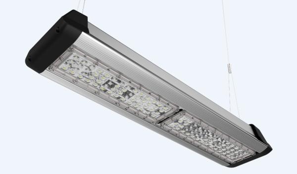 Die Casting Aluminum Led Linear High Bay Fixures Dimmable High Power Luminaire