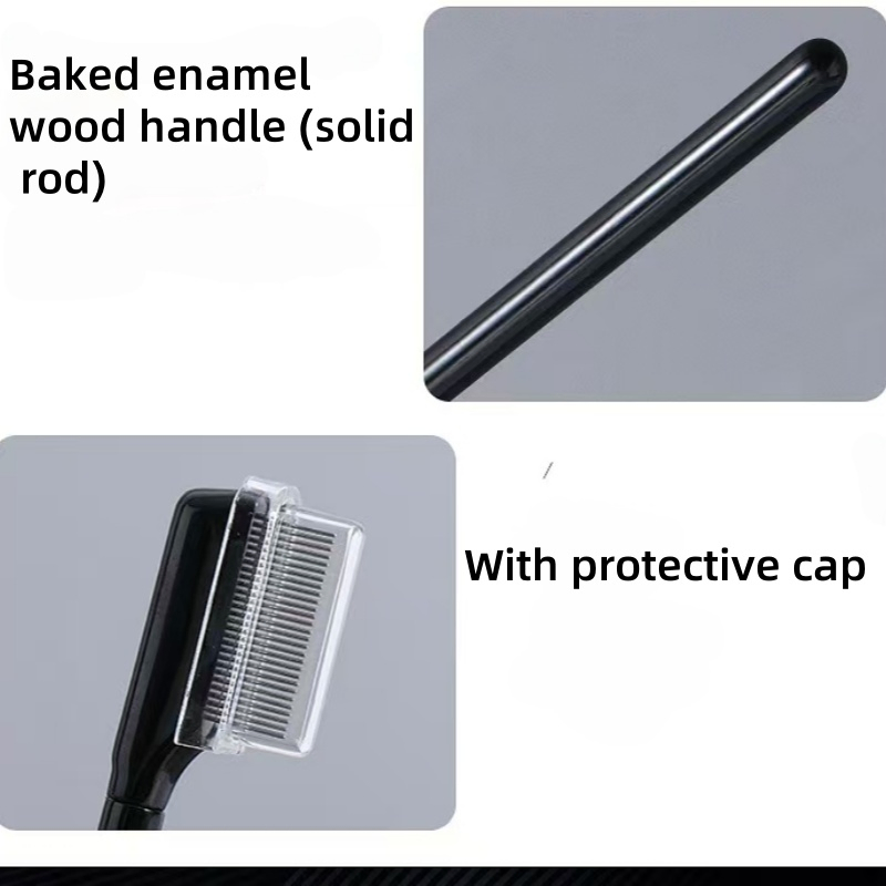 Stainless Steel Eyebrow Needle Ergonomic Eyelash Brush Comb Tool for Cosmetic