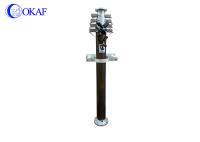 RS485 travam colocaram um colar 19 pés 6M Pneumatic Telescopic Pole