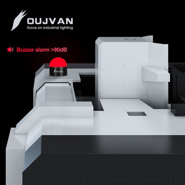 IP65 Waterproof LED Tower Light with 90dB Buzzer and 70000 Hours Lifespan for Industrial Signaling