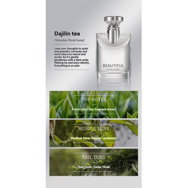 Cologne 30ml*3 Men's Perfume Set Gift Box with Charming Fragrance and Exquisite Design