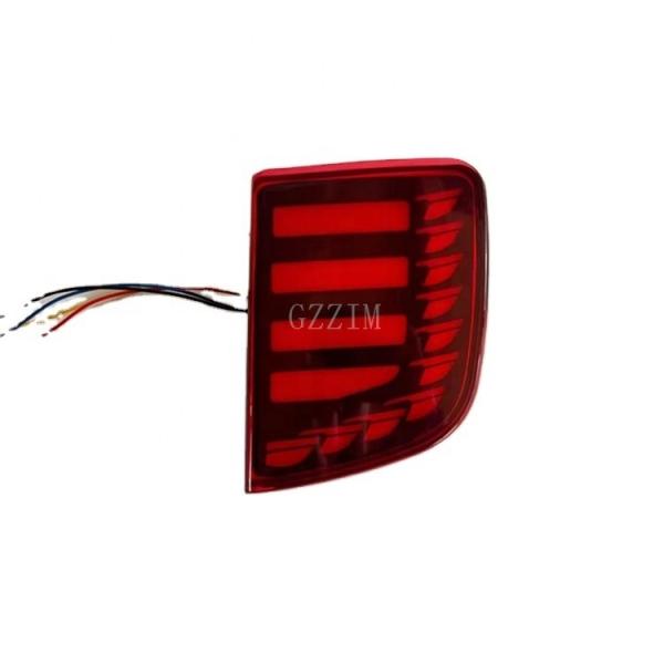 Lámpara de niebla trasera Lámpara de parachoques trasera en el estilo de la escala del dragón para Land Cruiser LC200 2008-2015