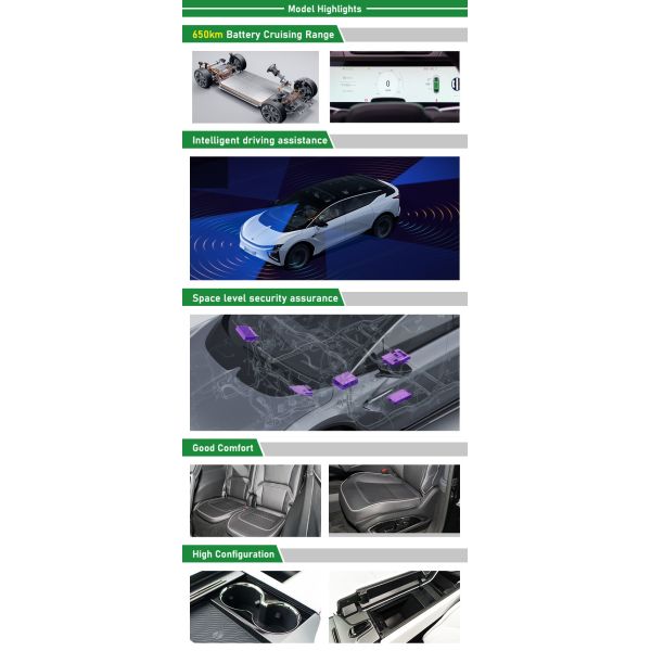 HiPhi X Electric Luxury SUV 650KM Дальность 590 л.с. Умное вождение Роскошный интерьер