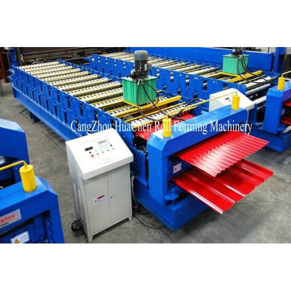 Corrugated IBR Sheet Roll Forming Machine Precision Within 1.00mm