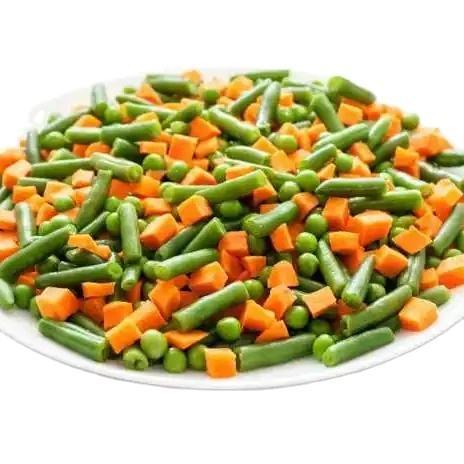 IQF Four Frozen Vegetables Green Pea&sweet Corn Kernels&carrot&green Bean