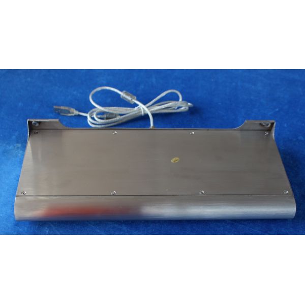 IP65 waterproof mountable stainless steel kiosk metal keyboard with trackball